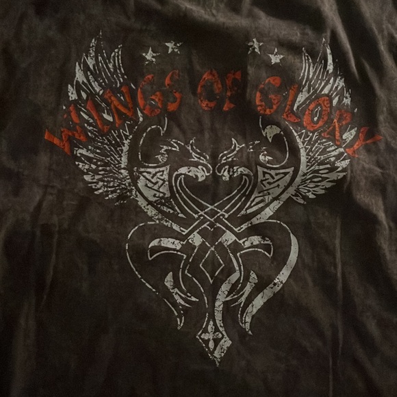 Wings of Glory buttoned tee - Picture 2 of 4